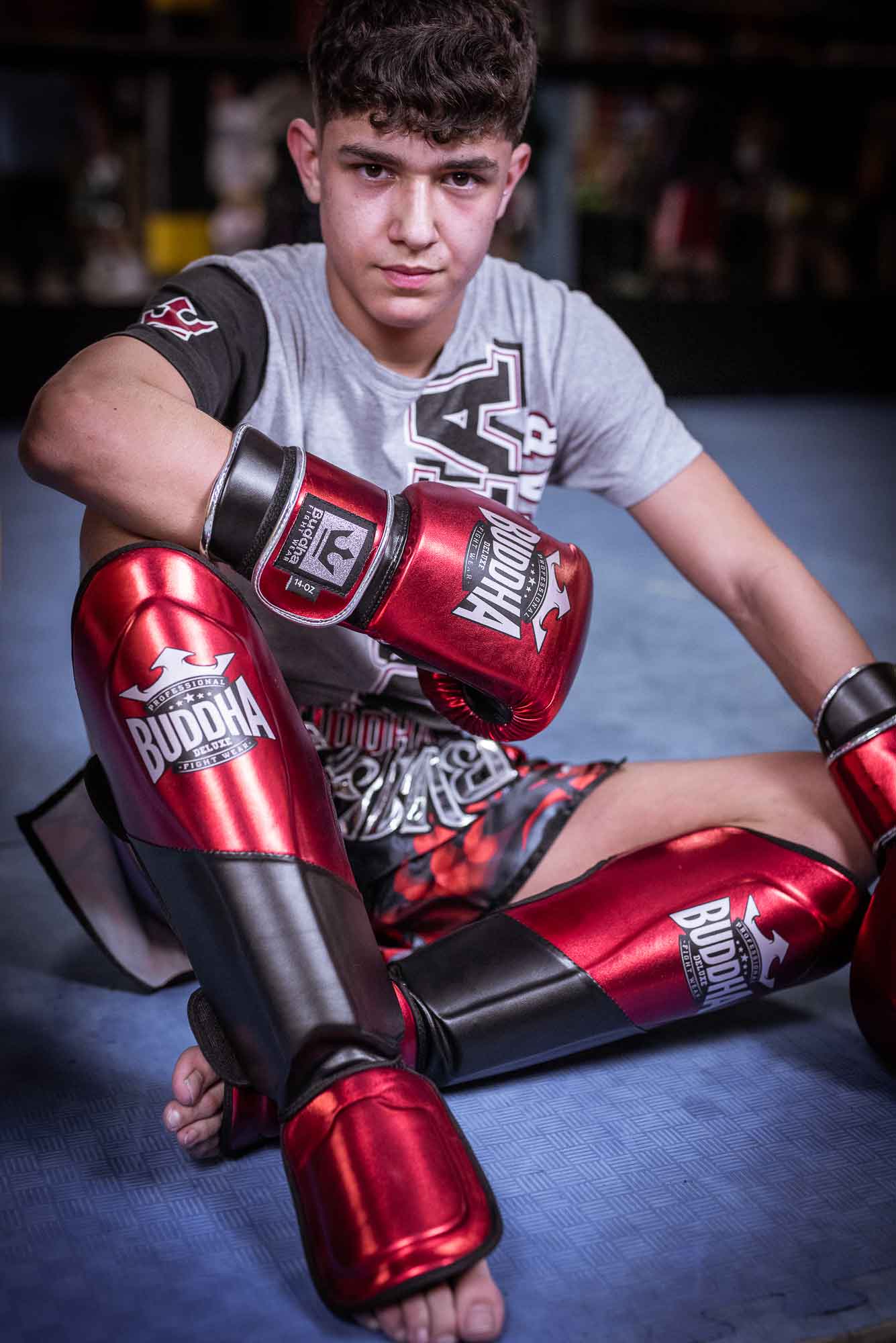Protector Tibial Para Mujer Kick Boxing Thai Mma Profesional