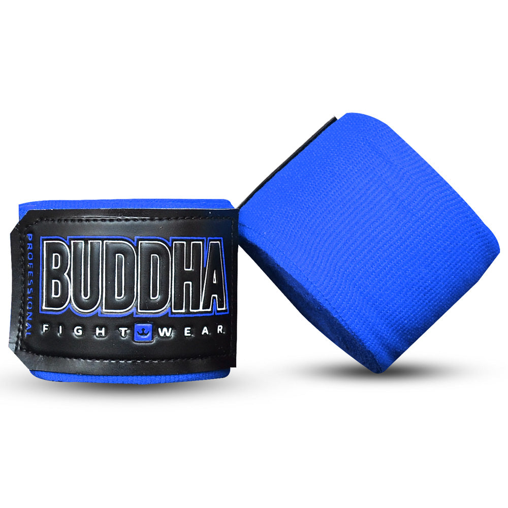 Vendas de Boxeo Semi Elásticas Azules - Buddha Fight Wear