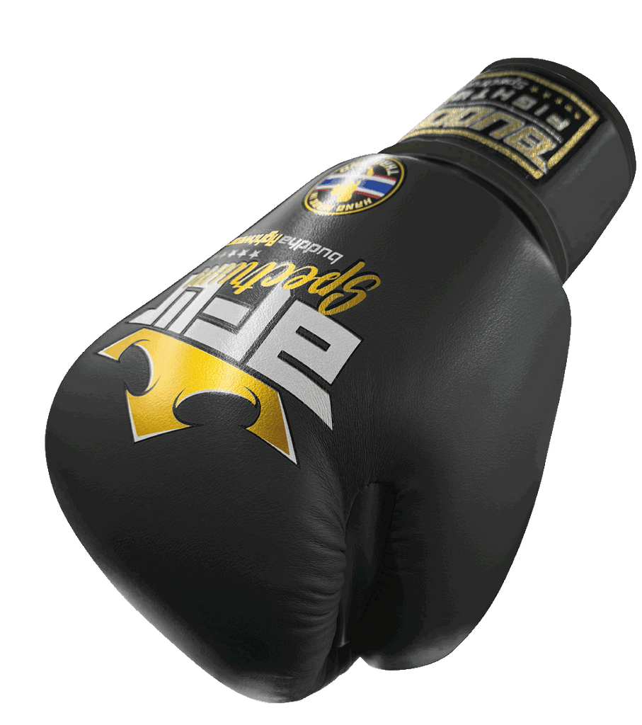 Guantes Spectrum Thailand Negros - Buddha Fight Wear