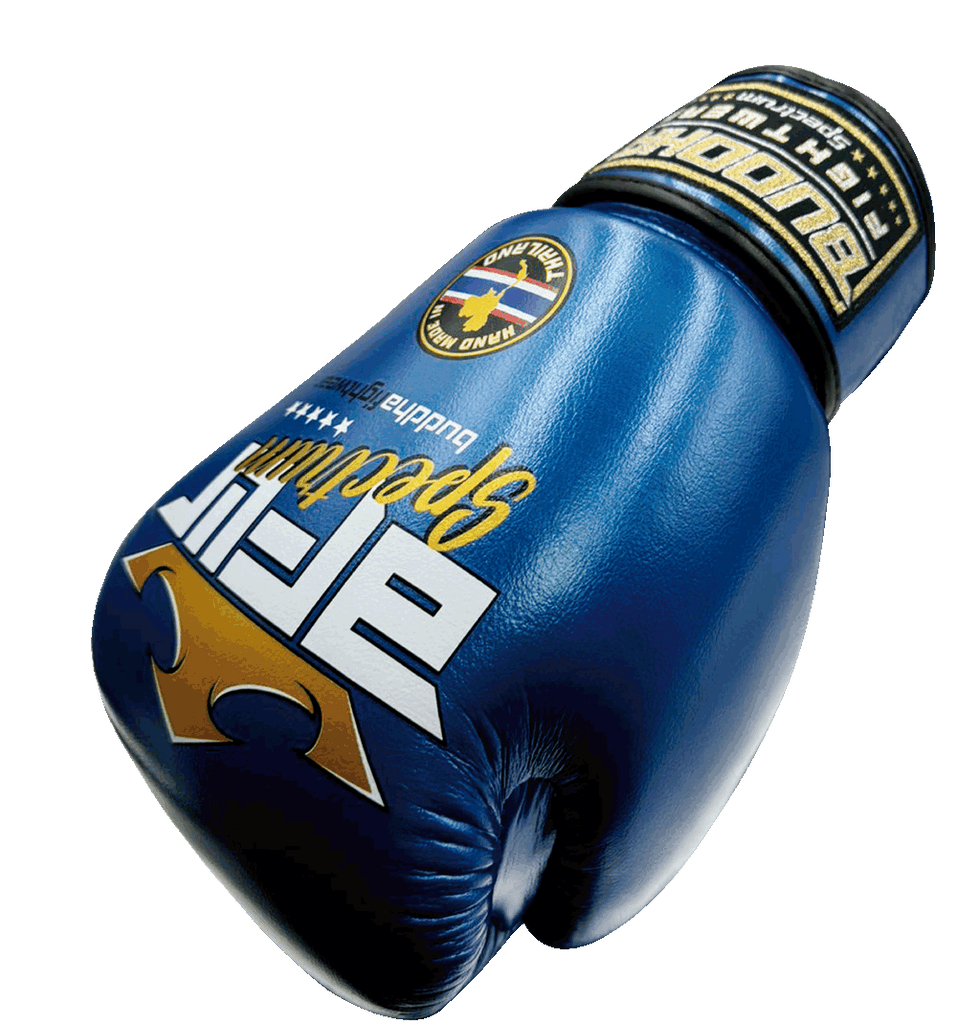 Guantes Spectrum Metalic Thailand Azules - Buddha Fight Wear