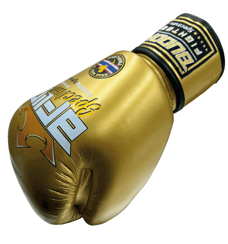 Guantes Spectrum Metalic Thailand Dorados - Buddha Fight Wear