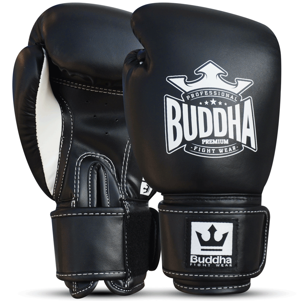 BUDDHA FIGHT WEAR - Guantes de Boxeo Mexican - Muay Thai - Kick Boxing -  Piel Sintética Relleno Interior GS-3 - Protección contra Impactos - Color  Negro - Talla 12 Onz : : Deportes y aire libre