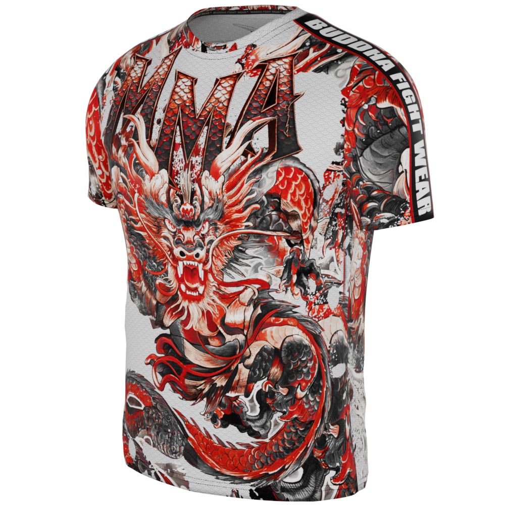 Camiseta Sublimacion Dragon MMA T990 - Buddha Fight Wear