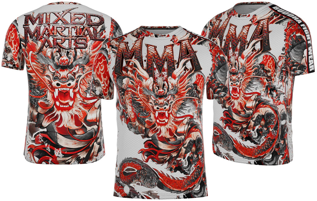 Camiseta Sublimacion Dragon MMA T990 - Buddha Fight Wear