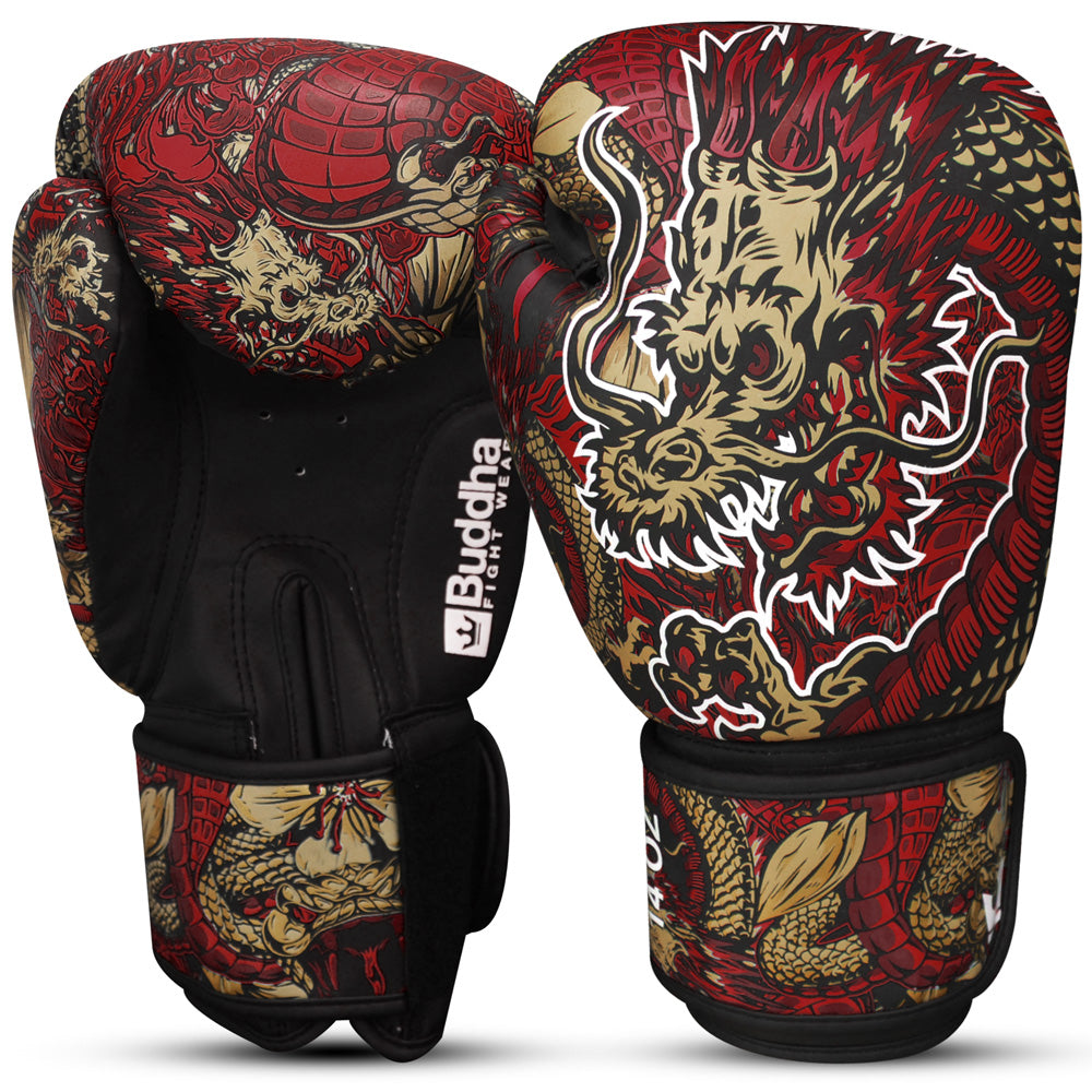 Buddha Guantes De Boxeo Muay Thai Kick Boxing Top Premium Amarillo