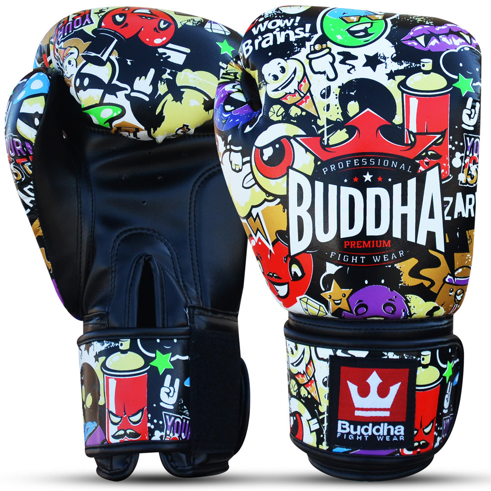 Buddha Guantes De Boxeo Muay Thai Kick Boxing Fantasy Devil Special Edition  Rojo
